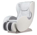 BOSSCARE Small Massage Chairs SL Track Full Body Massage Recliner, Shiatsu Recliner, Space-Saving Design, Zero Gravity, Bluetooth Speaker (Light Grey GR8526 LED)