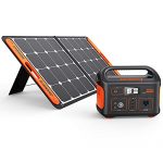 Jackery Solar Generator 500, 518Wh Outdoor Solar Generator Mobile Lithium Battery Pack with Solar Saga 100 for Road Trip Camping, Outdoor Adventure