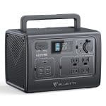 BLUETTI Portable Power Station EB55, 537Wh LiFePO4 Battery Backup w/ 4 700W AC Outlets (1400W Peak), 100W Type-C, Solar Generator for Outdoor Camping, Off-Grid, Blackout (Solar Panel Optional)